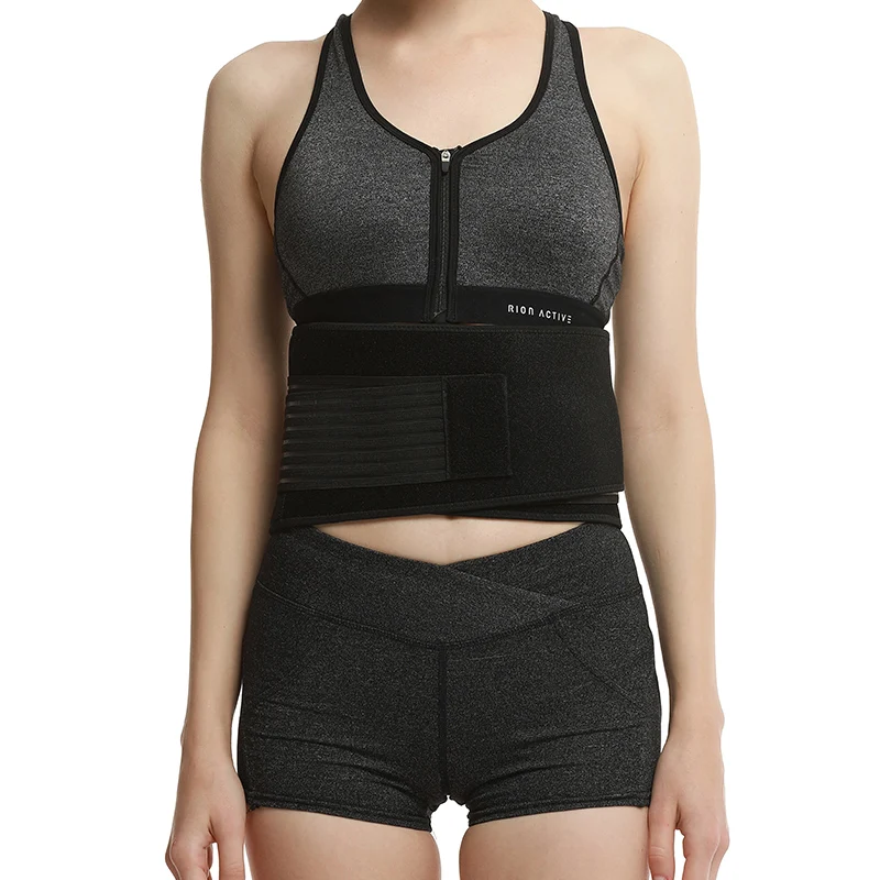 Nano Tourmaline Belt Waist Brace Magnetic Self Heating Low Back Support Belt For Back Pain, Warm Waist