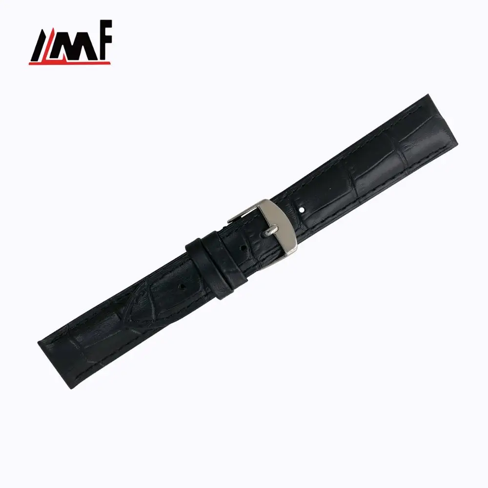 Bulk Order New Trend Multiple Size Croco Pattern Adjustable Cuff Stainless Steel Buckle Watch Bands For Wristwatch