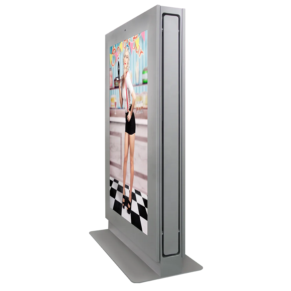 55 inch Outdoor Capacitive LCD Monitor Advertising Screen Display Kiosk Price For Bus Station Digital Signage Player