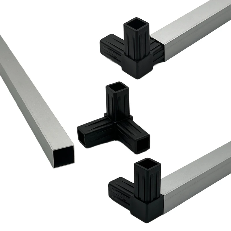 Professional Custom Furniture Grade Plastic Multiple Frame Structural Connector Pvc Corner Fitting Square Tube Pipe Fittings