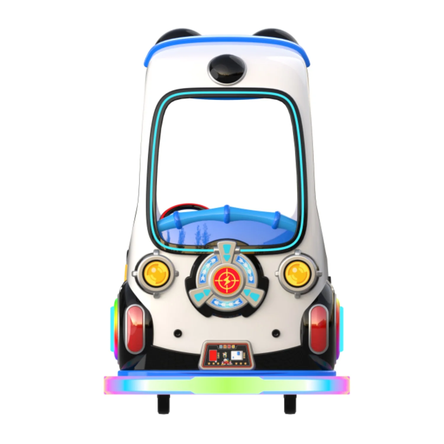 Modern Amusement Park Battery-powered kiddie ride-on Cars 2 Seats Electric Bumper Cars For Chid Luna Park