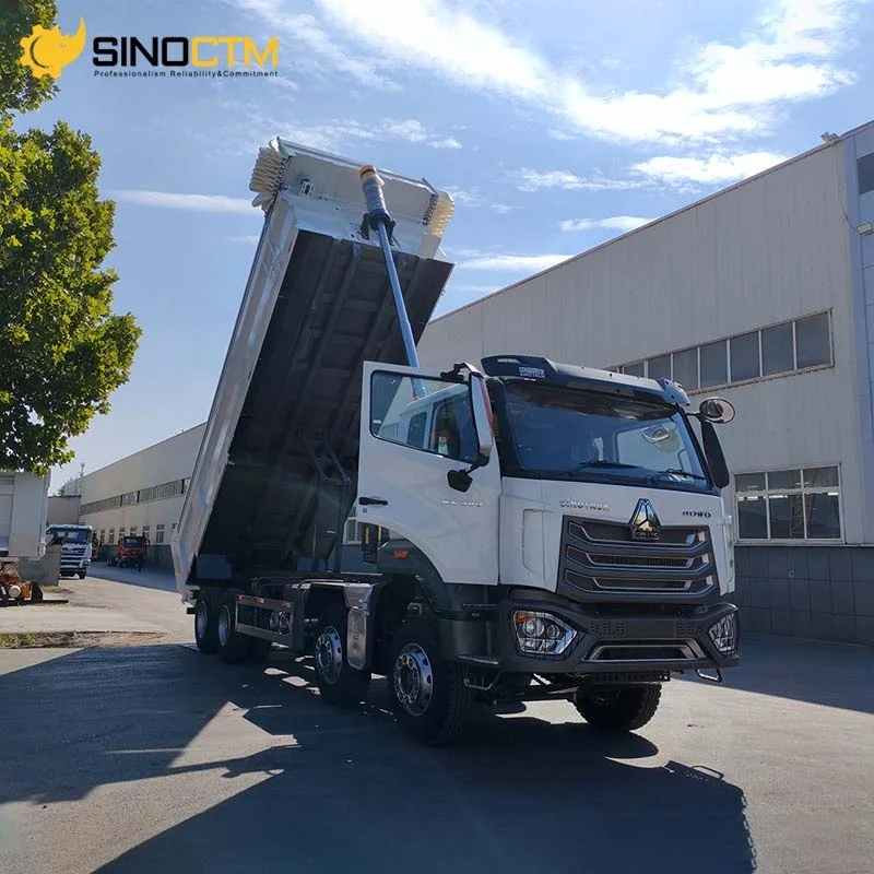 Sinotruk HOWO NX 8x4 40T Loading Capacity 380HP U Shape Mining Dump Tipper Truck
