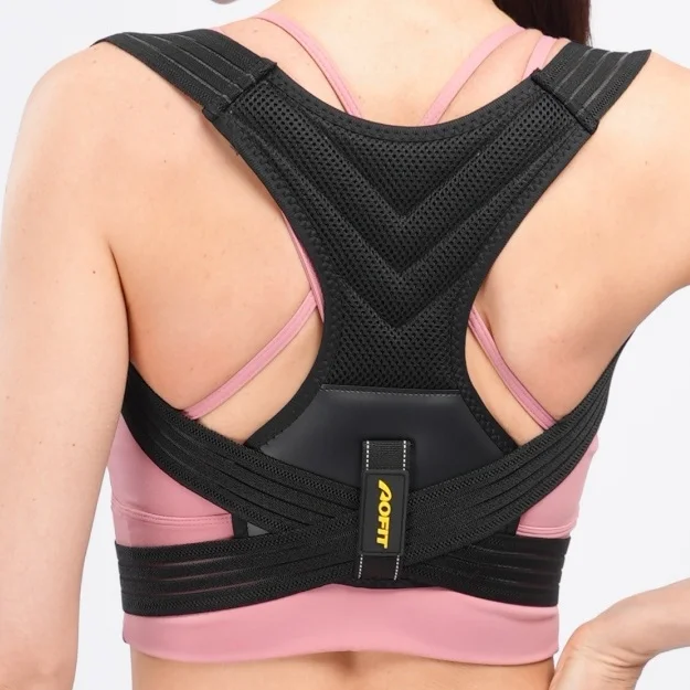Wholesale Breathable Lightweight Upper Improve Posture Back Brace Premium Universal Orthopedic Shoulder Brace