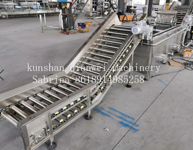 good price broccoli  coconut water cutting and vacuum extracting production line