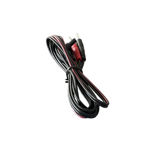 QS-TECH 2.0mm Pin Red and black to Dual Electrode 2.0mm Pin Tens Lead Wire for TENS Unit