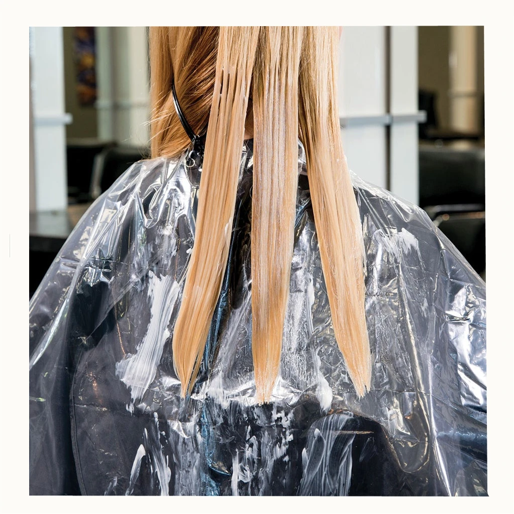 PE Hairdressing Capes Salon Aprons for Barbershop Hairdressing Cutting Shaving Hair Dyeing