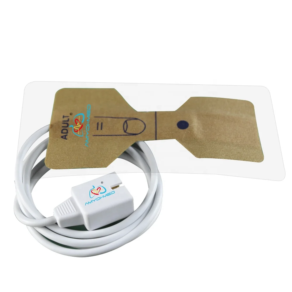 Amydi-med Spo2 Sensor Manufacturer Compatible With Ohmeda DB9 9 Pin Pediatric Non-woven Fabric Disposable Spo2 Sensor