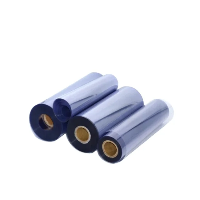 PVC plastic roll food grade pvc sheet rigid clear pvc film roll for folding box