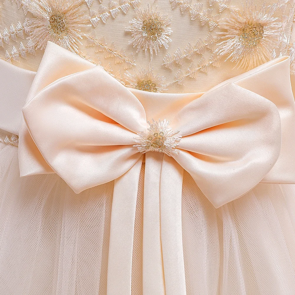 Classical Design Plus Size Floor Length Wedding Birthday Party Dress Kids Pageant Dress Flower Dress Pattern 10 year olds girls