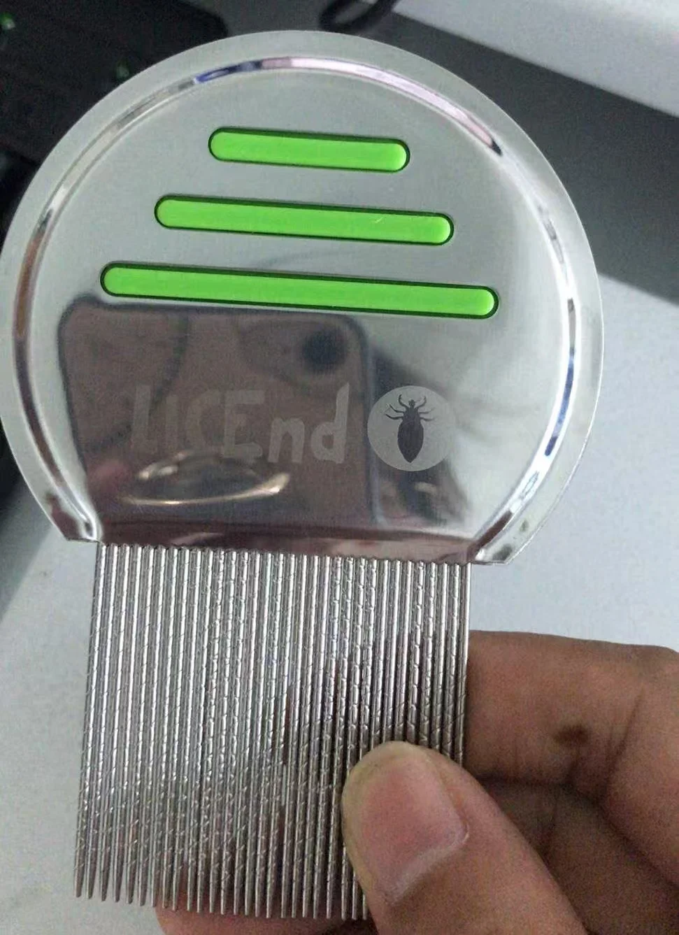 wholesale factory head metal nit eggs lice treatment comb
