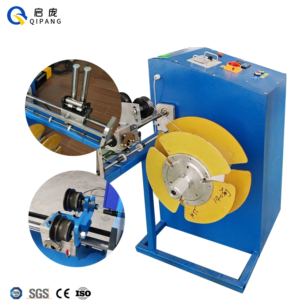 Match Cable Extrusion Line CNC Coiling Machine And Cable Winder Automatic Coiler Machine plastic tube coiling machine
