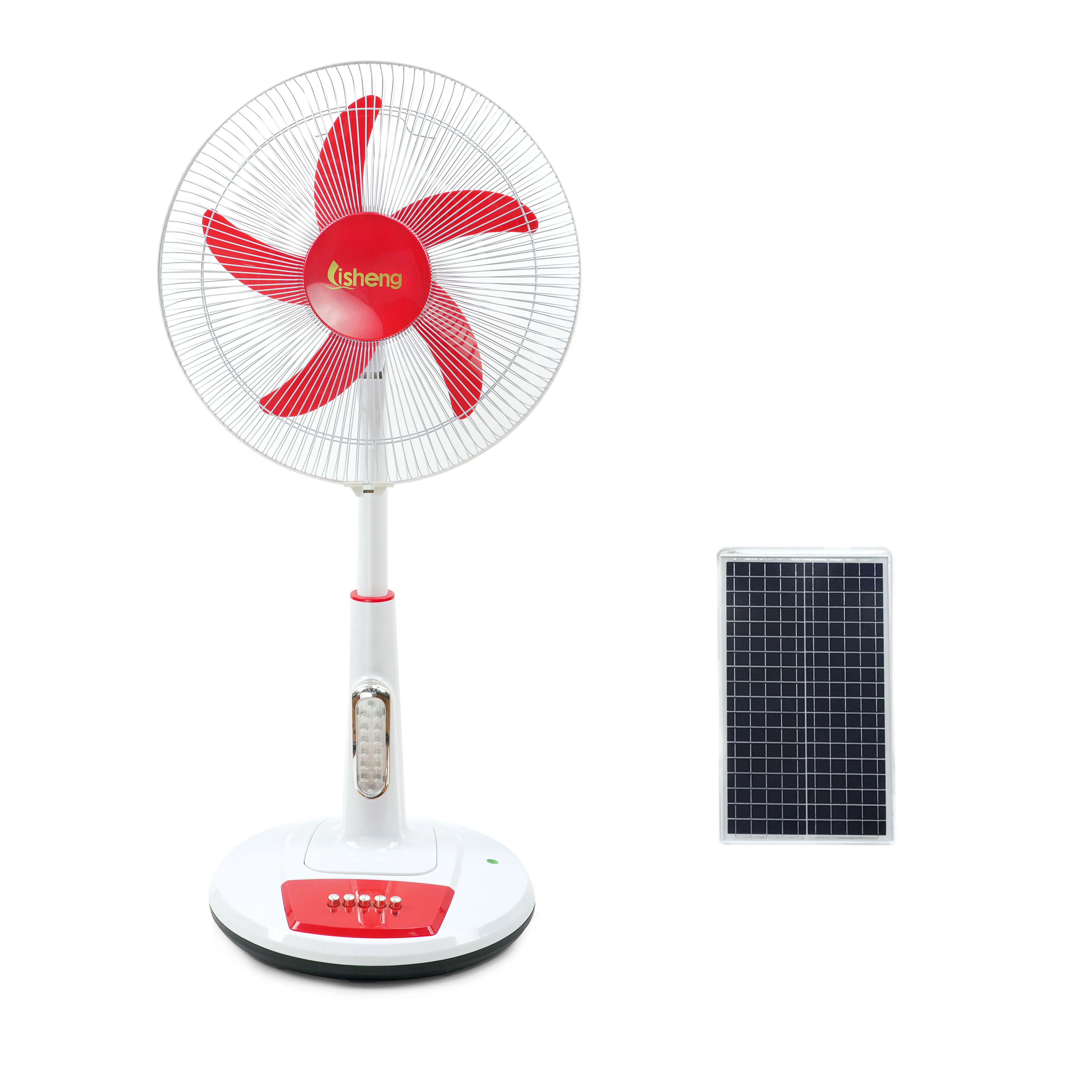 Dc Stand Fan Hot Selling 12v 16 Inch 12 Digital Plastic Ce Floor Air Cooling Fan 3 or 5 3 Speed Control Free Spare Parts Lisheng
