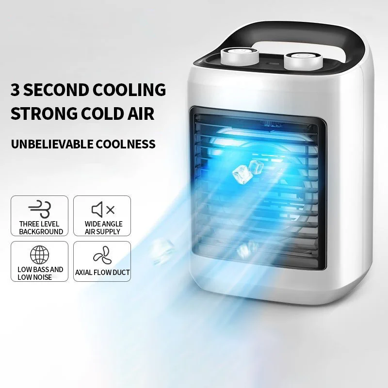 Chiller Home dormitory office desktop humidification cooling usb multi-function silent air conditioning fan