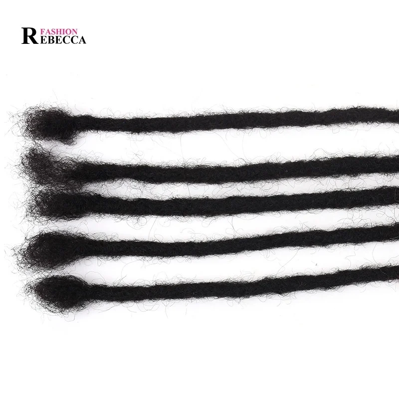 Human hair dreadlocks hair extensions handmade crochet seamless hair extensions