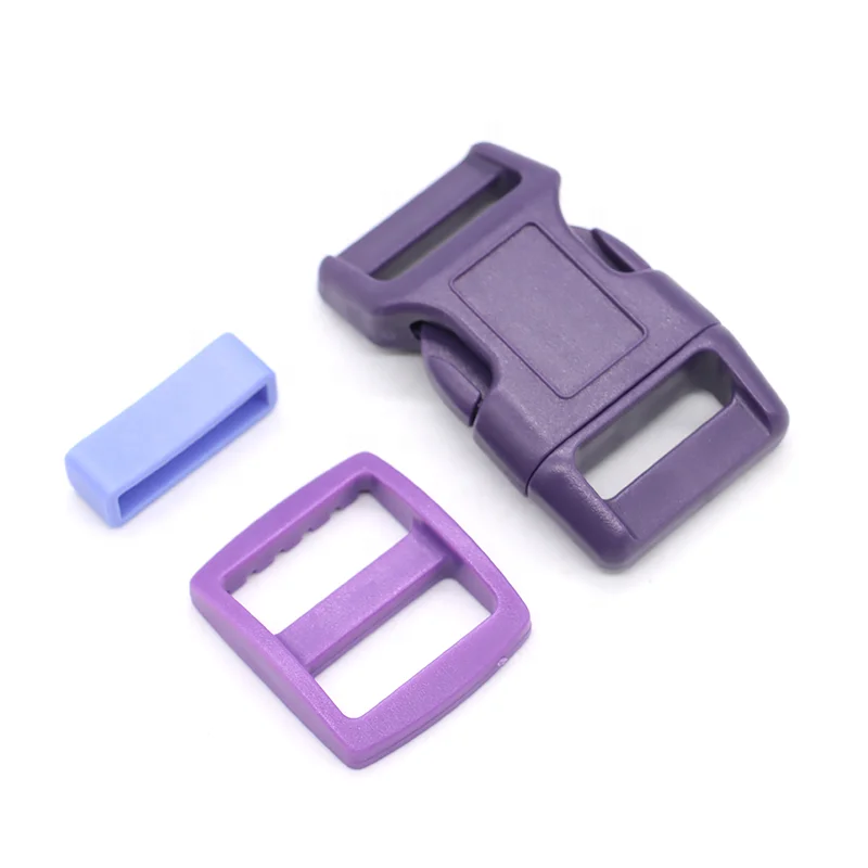 KJM Heavy Duty 15mm 20mm 25mm Quick Release Curved Buckle for Dog Collar
