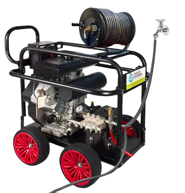 Industrial Hydro Jetter High Pressure Sewer Jetter Machines for Drain Cleaning Pressure Washer Cleaning Efficiency