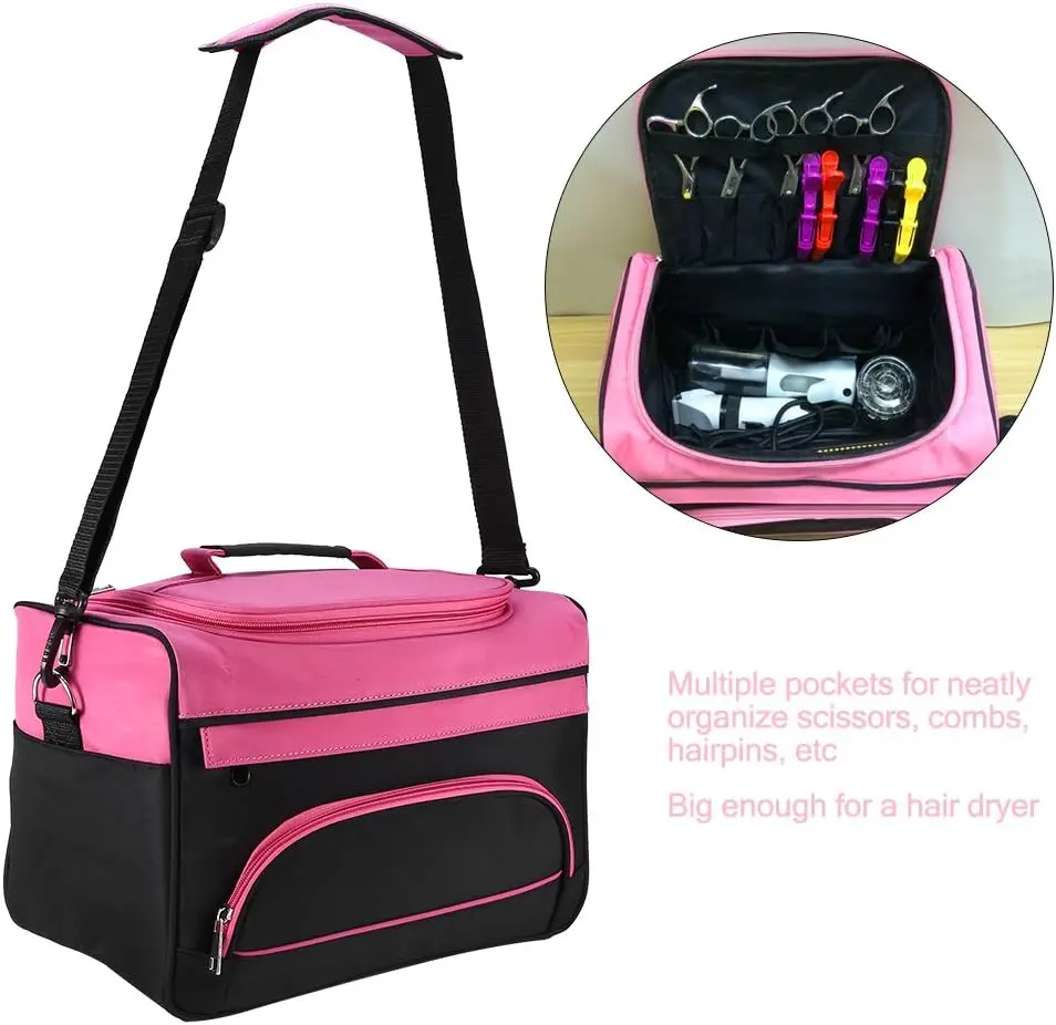 Hair Stylist Barber Storage Makeup Bag Women Men Hairdressing Hair Beauty Salon Equipment Tool Case Travel Handbag Cosmetic Bag