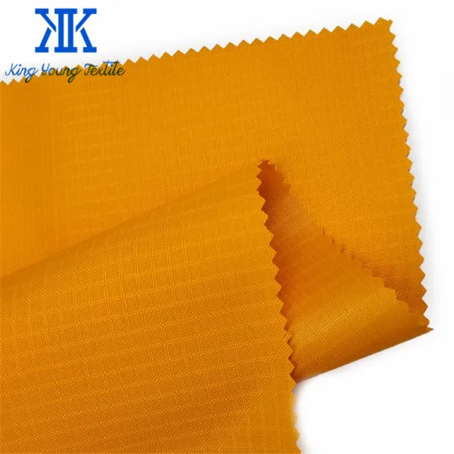 PU coated breathable polyester fabric 200 / 300 / 420/ 600 denier oxford ripstop