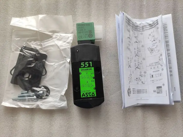Новый и оригинальный Соленоидный клапан ASCO SCG353 SCG551 EFG551 SCG531 8320 EF8320 8320G WSNF8327 SCG551A001MS 24 В постоянного тока/220