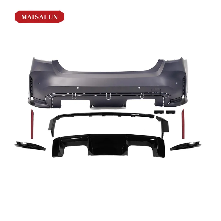 For BMW 3 Series F30 car bumper body kit Front Bumper Rear Bumper Side Skirts upgrade G80 M3 style bodykit
