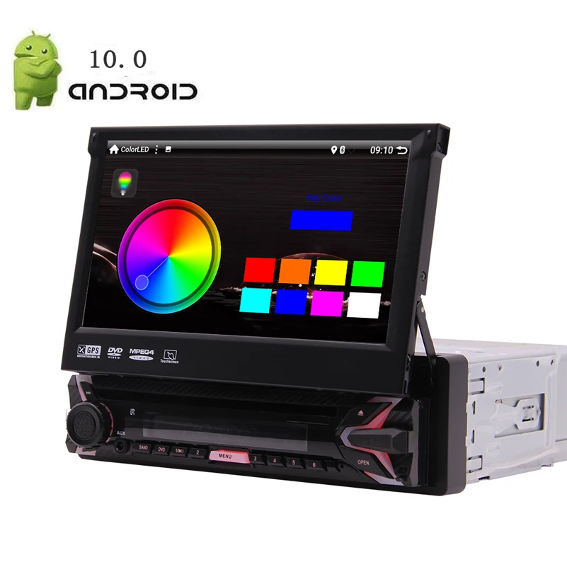  Android 10 0 Q один 1 гама 7 дюймов машинный DVD проигрыватель Стерео GPS навигации Bluetooth FM/AM радио Зеркало Ссылка 4G CAM-в связи с поддержкой USB SD карт