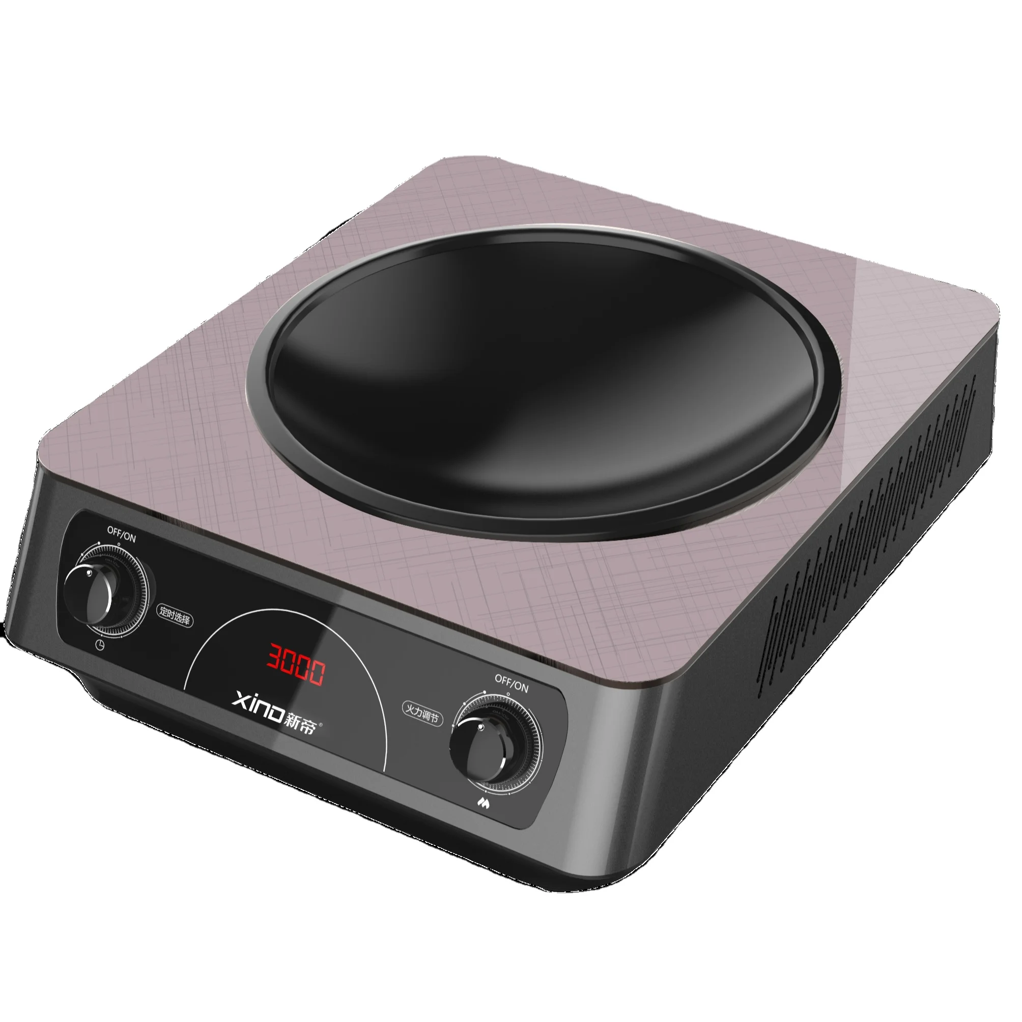 Best Sales Concave Induction  Cooker Stove Cooktop for Wok Own Patented own Design & Mould  High Quality Induction  Cooker