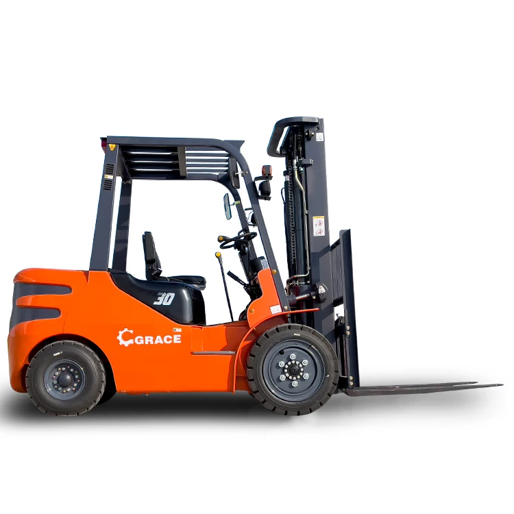 New Small Equipment Diesel Forklift 2ton 3ton 4.5 Ton 5 Tons paper roll clamp Hydraulic cylinder Forklifts
