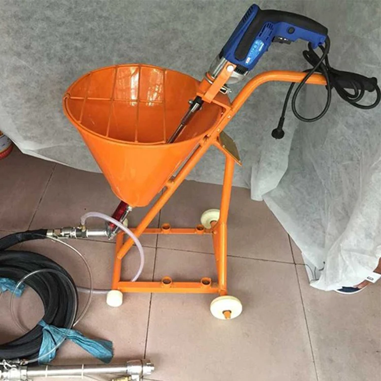 Electric Power Automatic Electric Wall Concrete Cement Plastering Mortar Plaster Spraying Machine