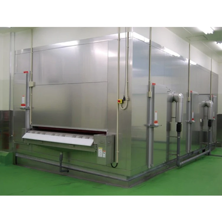 
1000kg/h Customized IQF Tunnel Freezer/Industrial IQF Blast Freezer for Fish/Shrimp/Seafood with CE/BV 