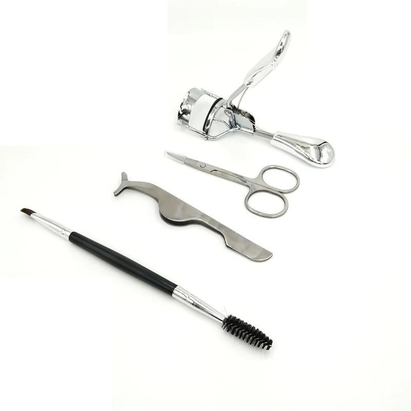 
Hot selling custom logo eyebrow scissors lashes brush lashes applicator lashes curler 