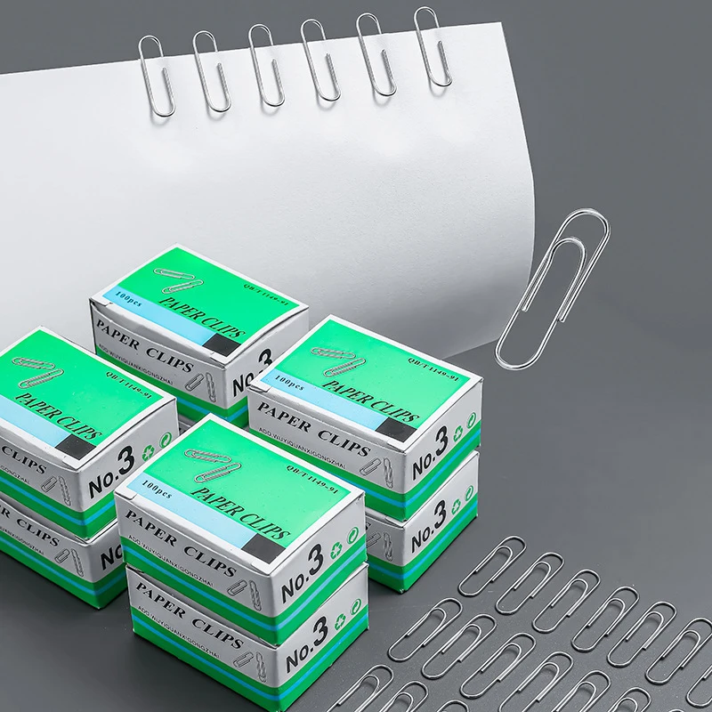 Wholesale Factory Box-packed Metal Paper Clip Fixed High Quality Various Uses