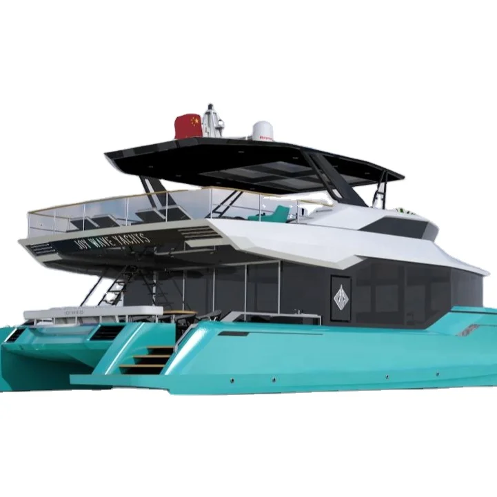 55ft   catamaran  luxury yacht  fiberglass  family  yacht   for sale