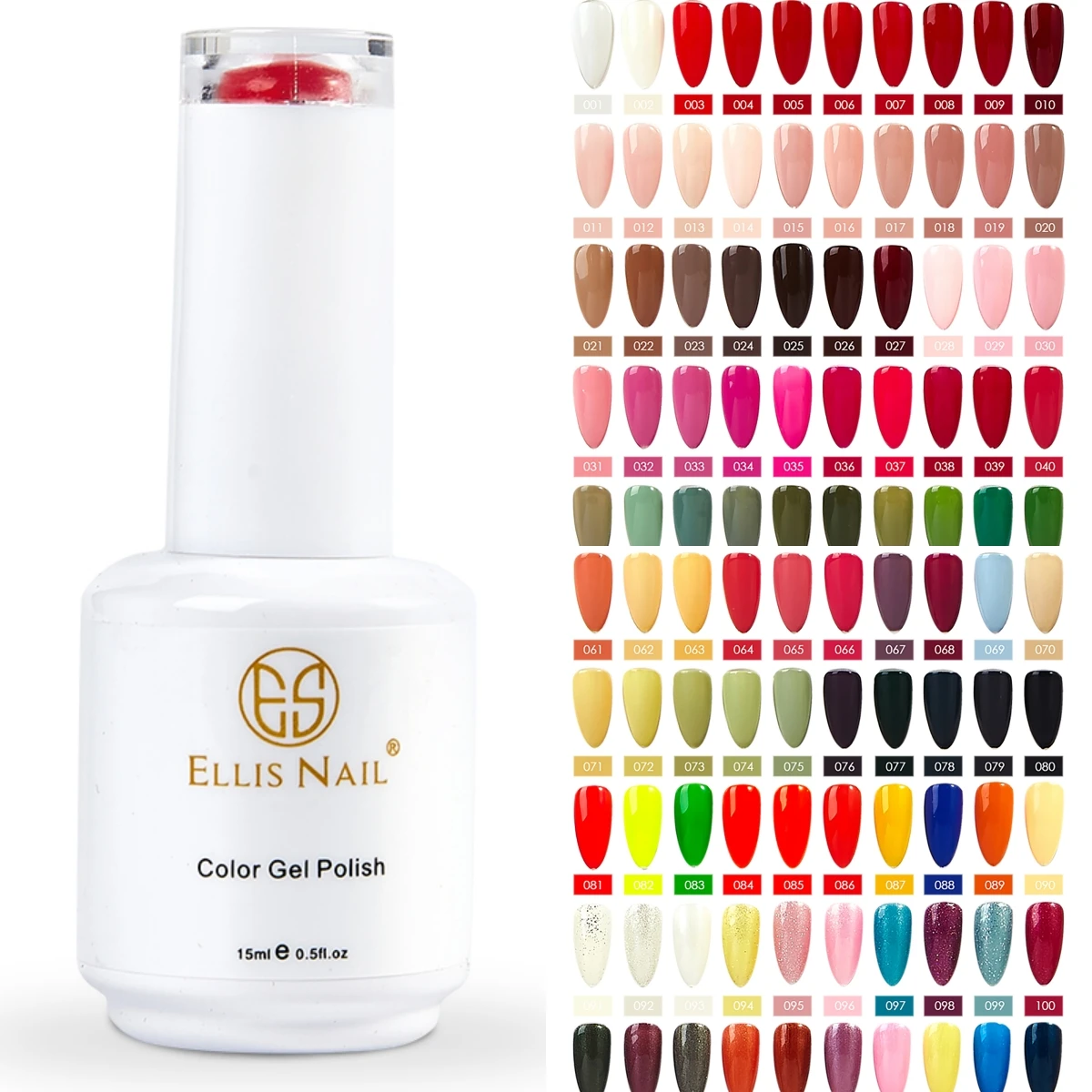 Free Color Card Low MOQ Unique Customized 120 Color Natural Color Nails Gel Polish 15ml OEM ODM Nail Supplies Gel Uv