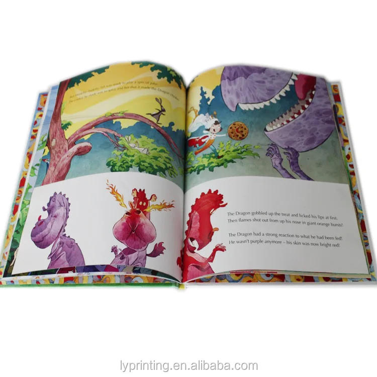Wholesale Hard Cover Children Cardboard Book Printing Filp Flat Picture Magic English Work Books 3D Drawing for Kids Children