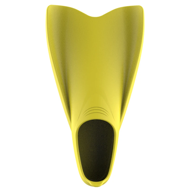 Professional Portable Swim Fins Custom Logo Short Swimming Flippers Silicone Snorkeling Fins