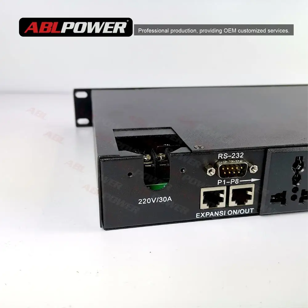 Smart power sequence box sound system dj equipment power supply sequencer 8 channels