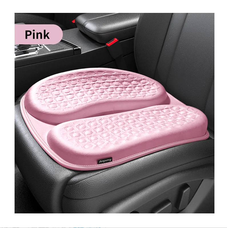 Anjuny Large Gel Seat Cushion For Lower Back Pain Pressure Relief Wheelchair Car Office