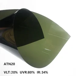 UVR80% VLT34% Green Anti Scratches Anti-glare USA Llumar ATN20 llumar window tint  Accept OEM