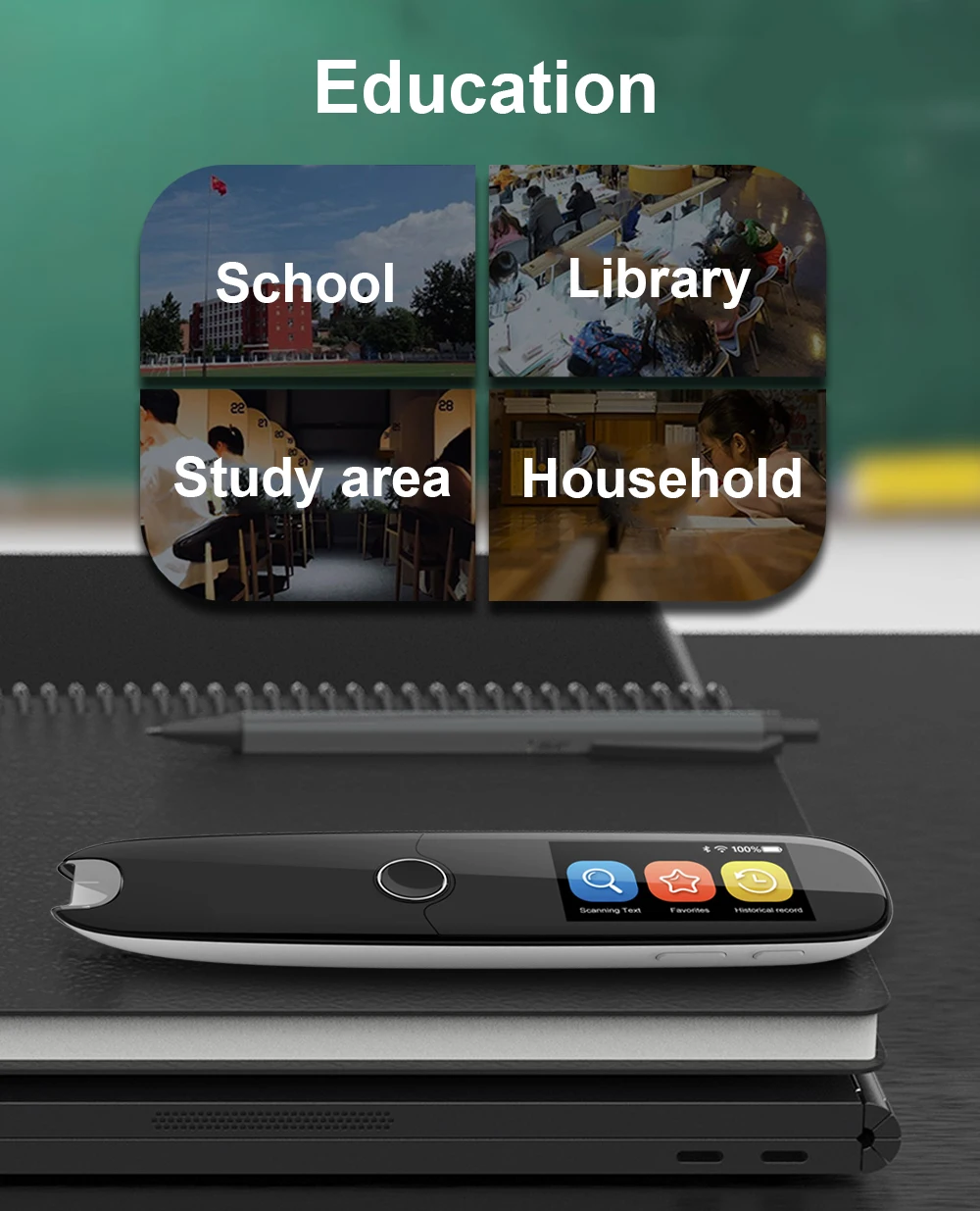 Amazon Type-c Charger Translation Pen Silicon Smart Voice Pen Translator