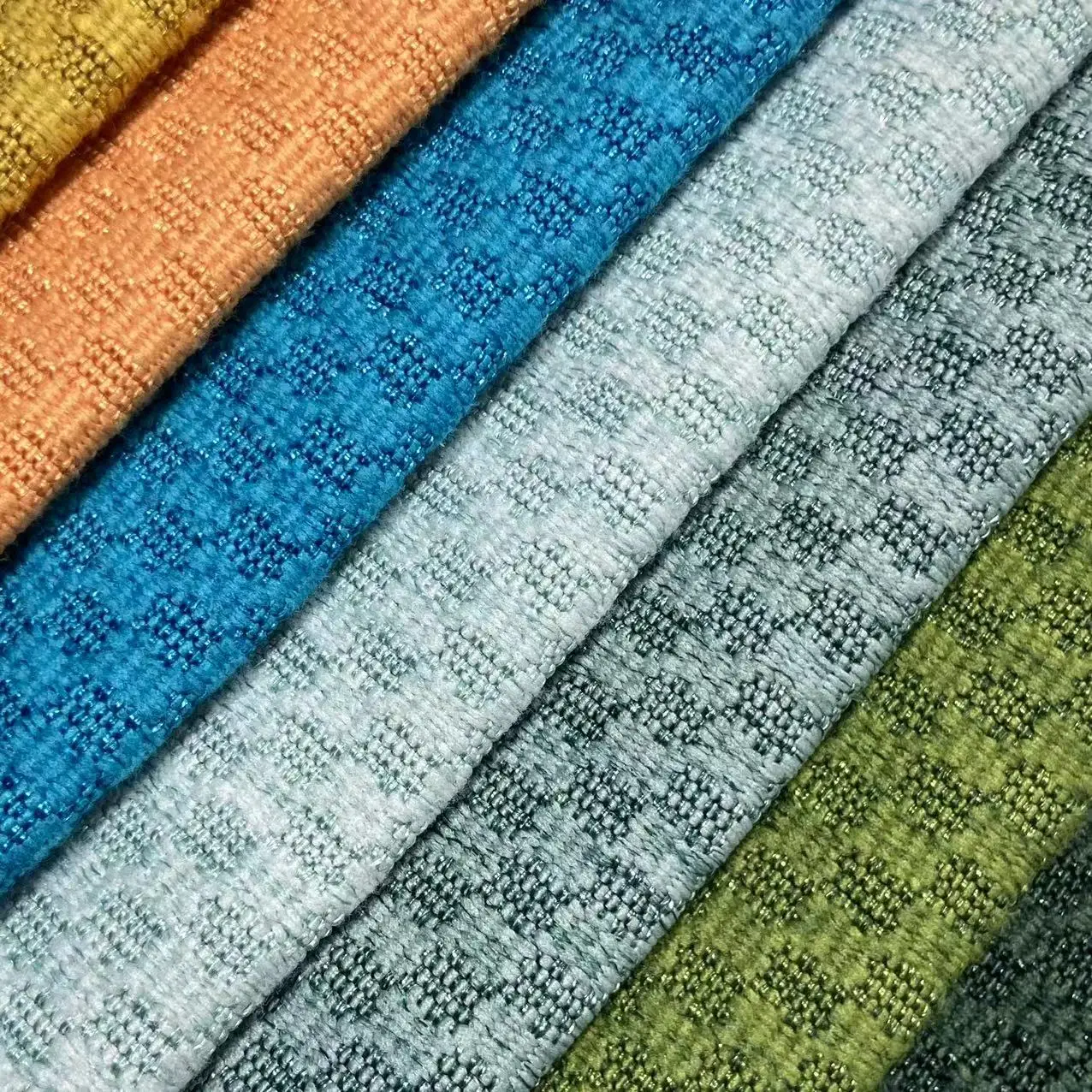 China supplier wholesale 100%polyester velvet linen look new most popular feels like cotton for sofa fabric