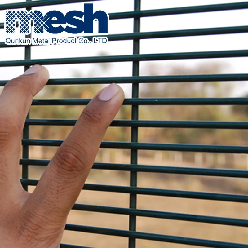 High quality wall spikes metal anti climb fence border security 358 fence panels for south africa