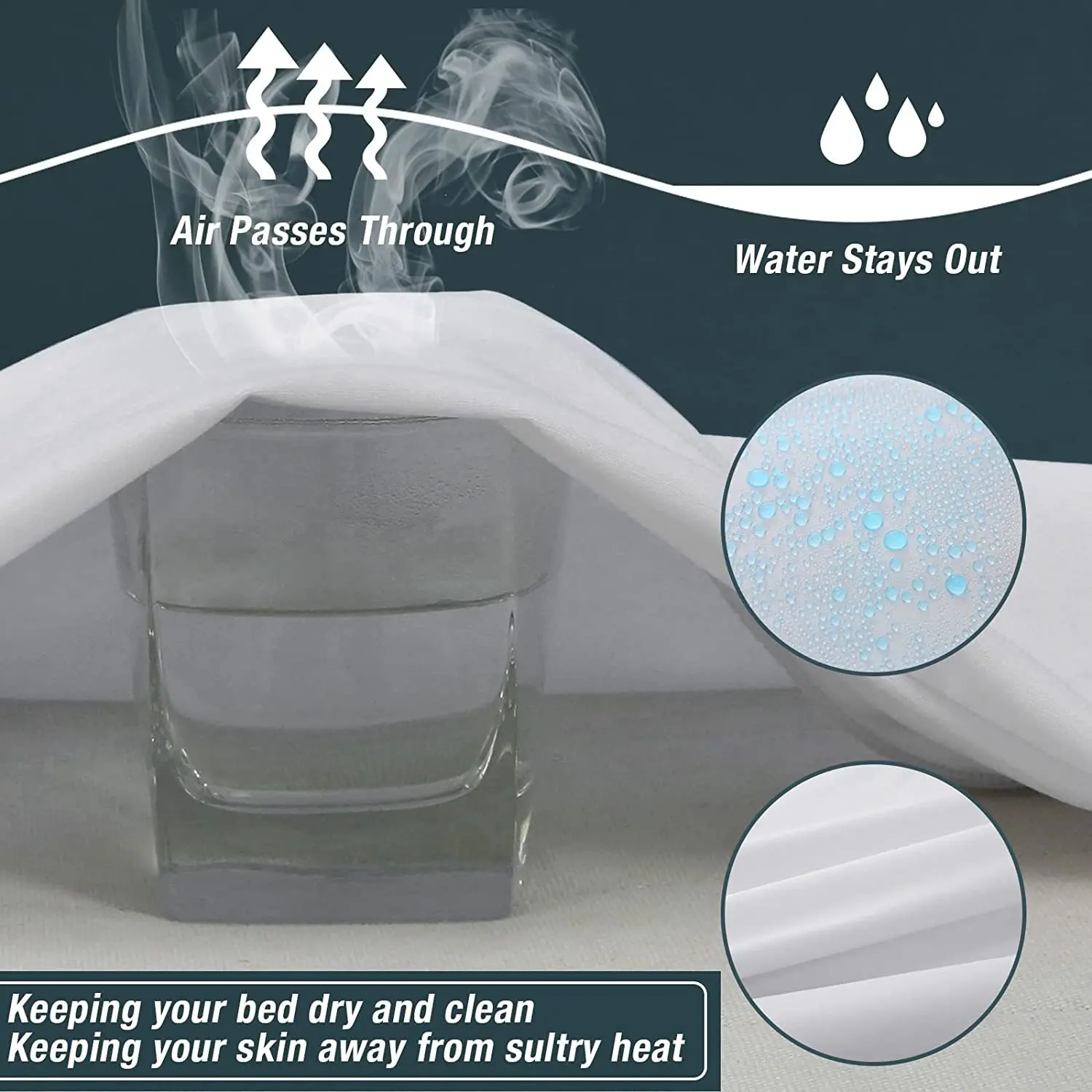 Wholesale 6 Sides Waterproof Zipper Disposable Bed Bug Mattress Encasement Mattress Cover Mattress Protector