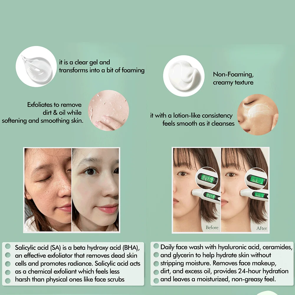 Bulk Stock foaming hydrating facial cleanser cerav e skin care with Hyaluronic Acid and Ceramide 19 Ounce from Trusted Supplier