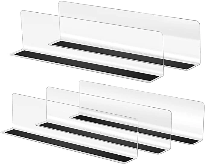 Изготовленный На Заказ Пластиковый магнитный разделитель полки ПВХ бутылки вина разделители пластиковые для супермаркета