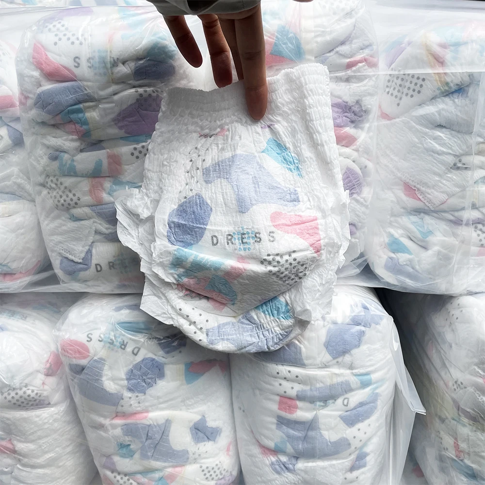 Promotion Fralda Bebe Couche Pour En Gros Daipers Dipers Baby Essentials Hygiene Products Cotton Kids Disposable Baby Diapers