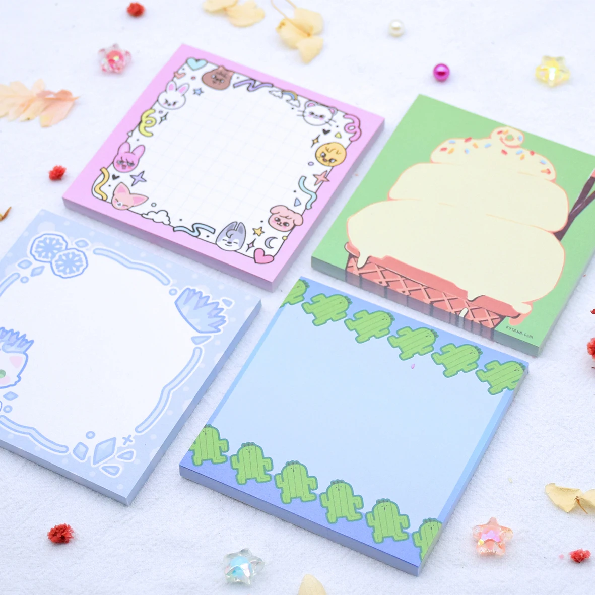 Memo pad Sticky note die cut shape cute  Logo Strong    Large Low Price Foil Washi Tape