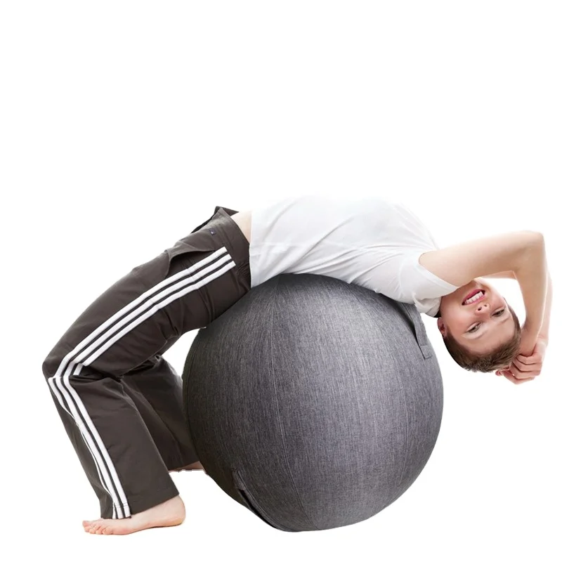 Lightweight Self-Standing Ergonomic Posture Activating Yoga Exercise Sitting Ball Chair for Office Dorm Home