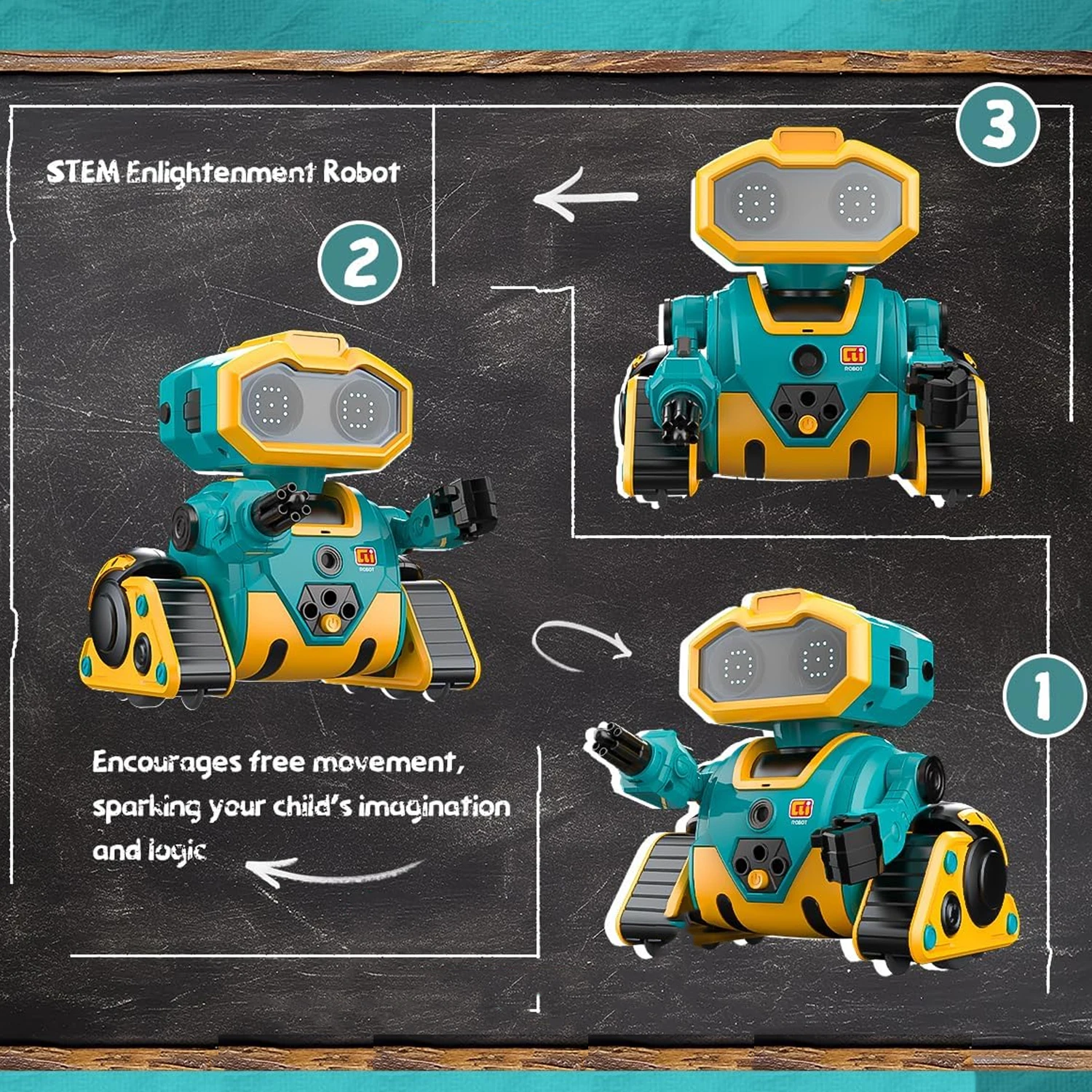 Robot Toys Remote Control Robots Rechargeable Stem Educational Robot Programming for Kids