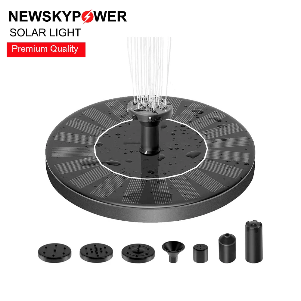 China Factory Price Decorative Solar Powered Bird Bath Fountain for Garden Landscape