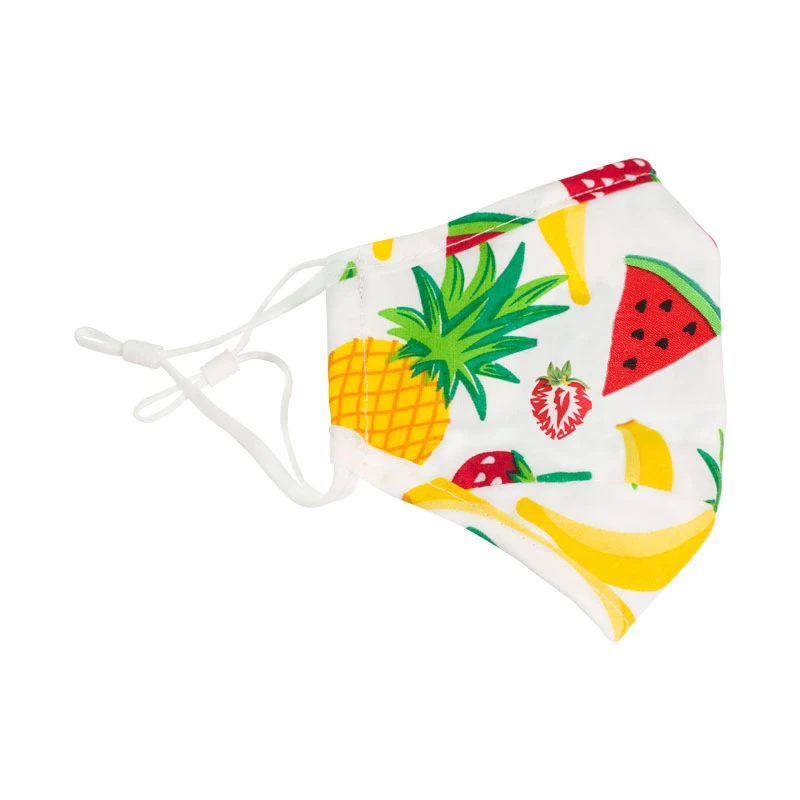 Kids fashionable pm2.5 dust face mask children cotton mask printed cartoon patterns washable reusable cotton masks